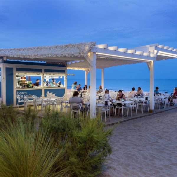 Beach terrace of Miramar Hotel