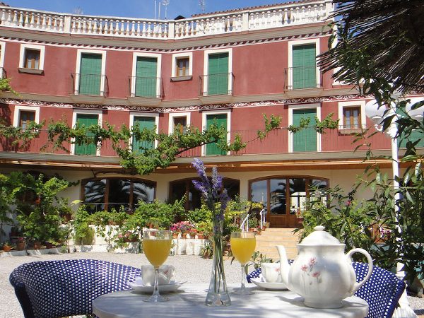 Hotel Antiga, petit-déjeuner dans le jardin
