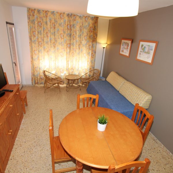 Interior of a room in Escor Apartments