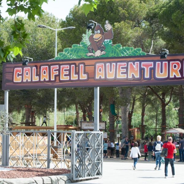 Entrance to the Calafell Aventura premises