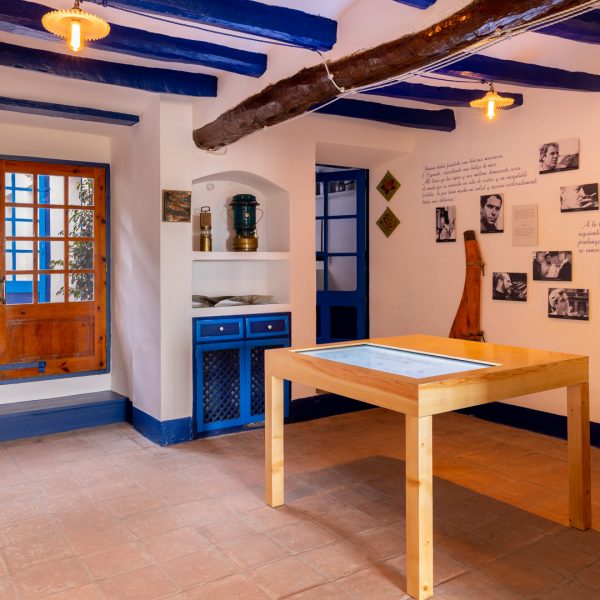 Exhibition about Carles Barral on the ground floor of the Casa Barral Museum