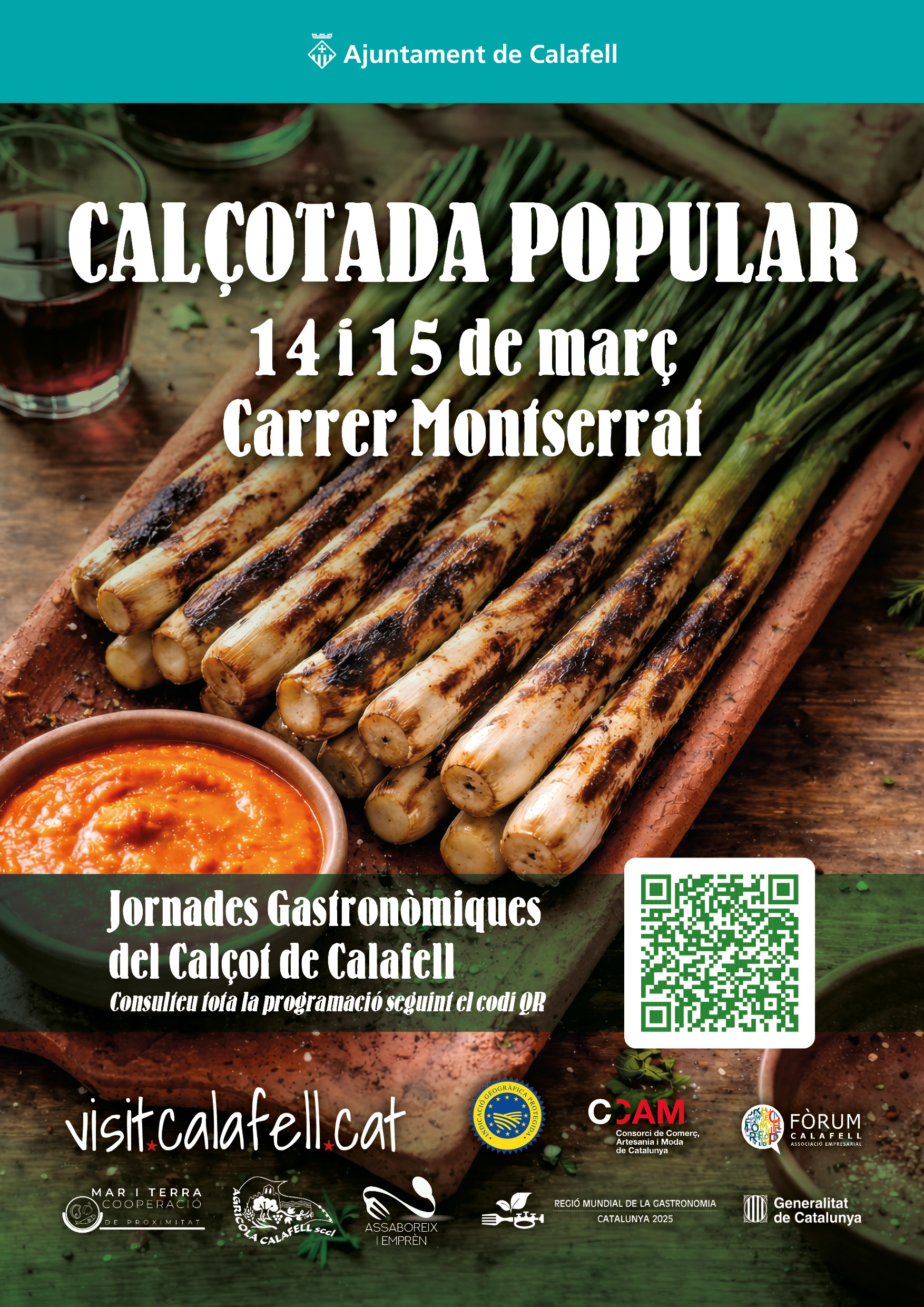 cartell-calçotada popular-carrer montserrat